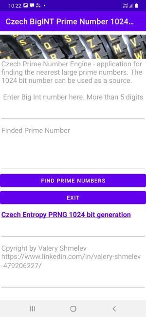 Czech BigInteger Prime Number 1024 bit